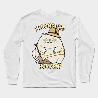 I found this humerus - sumo cat Long Sleeve T-Shirt